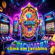 clima em jacobina